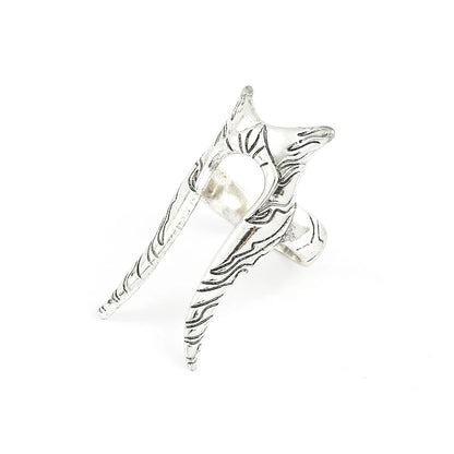 Luckacco Classic Movie Star War Shaak Ti Rings Jedi Council Figure Finger Accessories Jedi Knight Rings Jewelry for Women Vintage Rings
