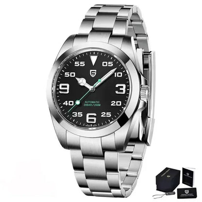 Luckacco New PAGANI DESIGN Watch for Men Automatic Diver Men Watches Sapphire Glass Stainless Steel Waterproof Mechanical Wristwatch 2025
