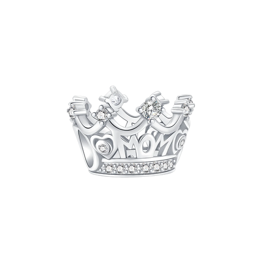 Luckacco Crown Charms Skull Bead Original 925 Sterling Silver Inlaid Zirconium Pendants Fit Bracelet Necklace Jewelry Lover Gift