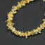 Real Citrine Crystal Quartz Beads Bracelet Fortune Energy Stone Irregular Bangle Mineral String Woman Amulet Jewelry