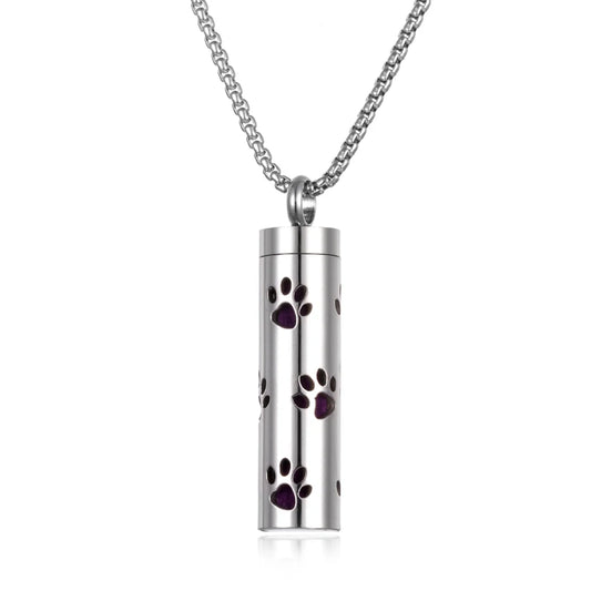 Luckacco Long Strip Stainless Steel Aromatherapy Necklace Perfume Diffuser Essential Oil Diffuser Pendant Necklace Jewelry Accessories