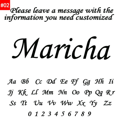 Luckacco Customized Couple Double Name Love Necklace Personalized Double Name Pendant Stainless Steel Jewelry Valentine's Day Gifts