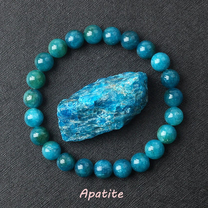 Luckacco Geniune Amethyst Natural Crystal Bracelet for Women Pulsera Amethust Bracelet Made of Real Natural Stone Beads Body-Purifying