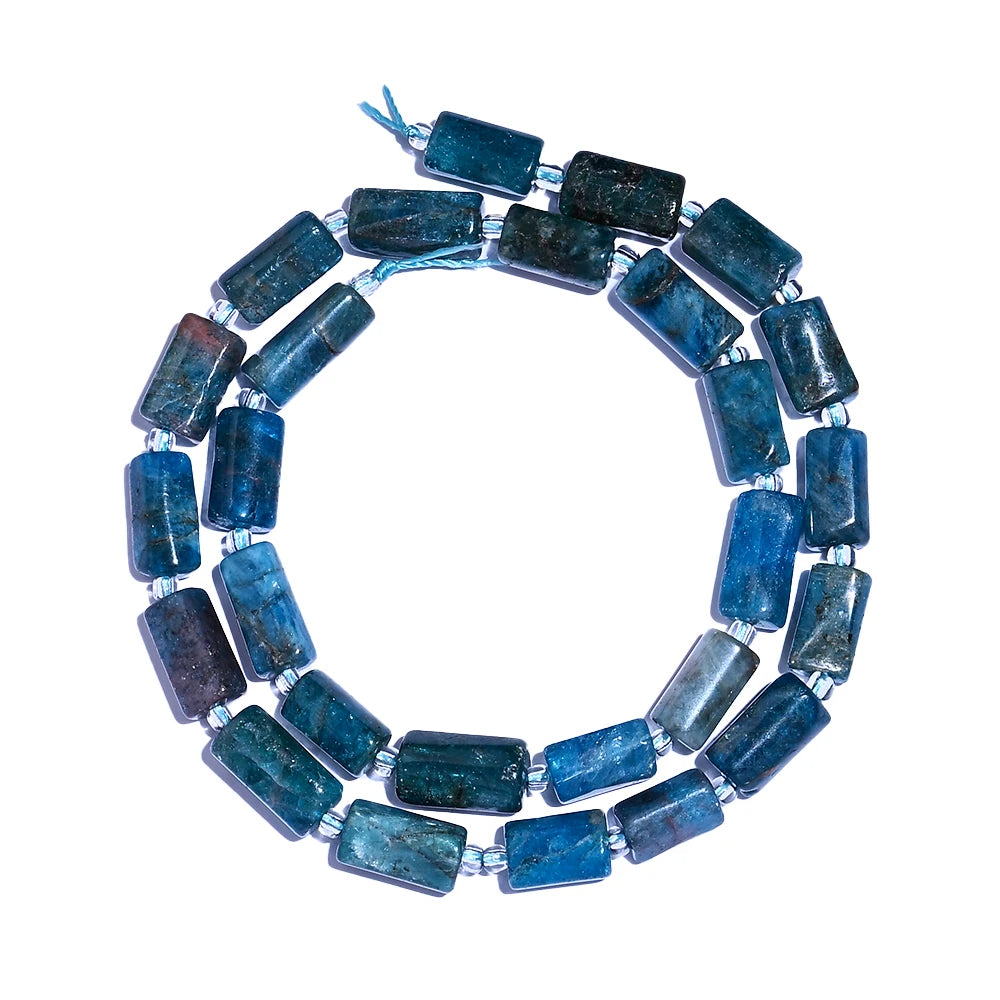 luckacco 8mmx12mm natural stone tube beads, ,for jewelry making bracelets necklaces earrings diy holiday gifts