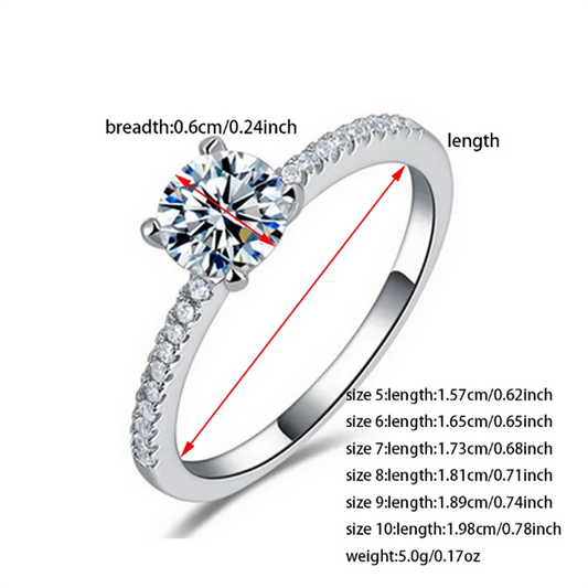Luckacco Trendy Rose Gold Silver Color Fashion Engagement Rings for Women Wedding Party Gift Drop Shipping Jewelry R527