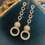 Europe America Hot Fashion Jewelry 14K Gold plated Luxury Animal Leopard Pendant Earring Elegant Women Wedding Party Accessories