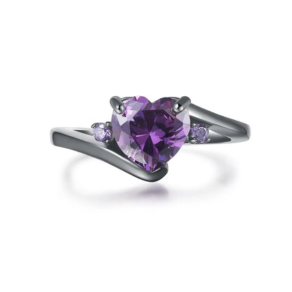 Luckacco Retro Punk Skull Gothic Ring For Women Men Halloween Goth Black Gold Color Rings Accession  Fashion Jewelry R523