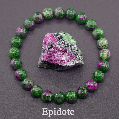 Luckacco Natural Amethyst Quartz Crystal Bead Bracelet Health Bracelet for Women Weight Loss Fatigue Pressure Fatigue Relief Yoga Jewelry