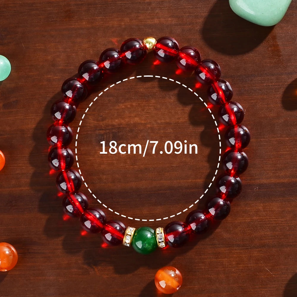 luckacco 1pc prosperity and abundance healing money wealth bracelet - relaxation, success enhancement bracelet, suitable for daily wear