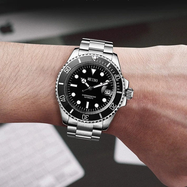 luckacco new fashion men luxury calendar quartz watch mens famous stainless steel casual watches relogio masculino male wristwatches hot