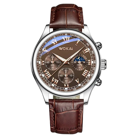 Luckacco Stylish and Casual High Quality Ladies Colorful Gold Dial Leather Strap Full Diamond Watch Student Girl Simple Vintage Clock