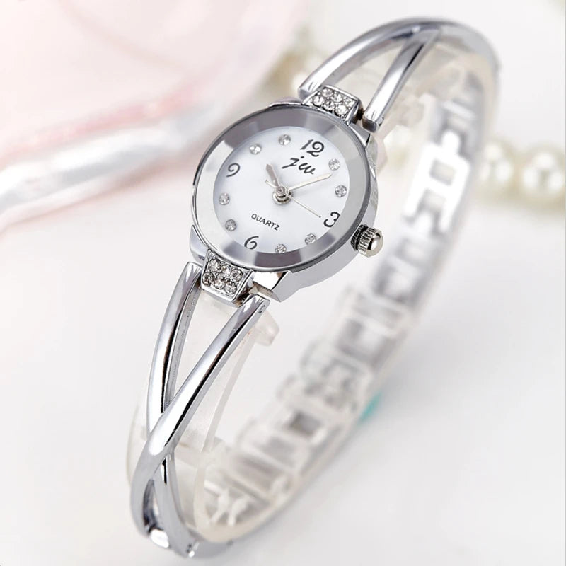 luckacco new trendy women bracelet watch mujer relojes small dial quartz leisure popular wristwatch hour female elegant watches
