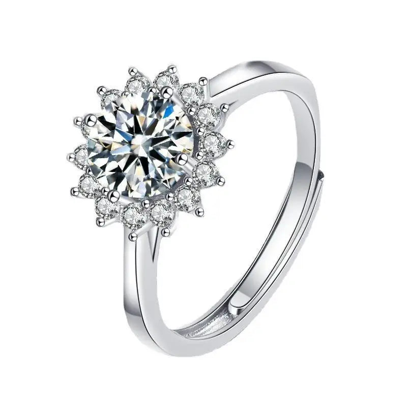 luckacco european and american fashionable stainless steel women's rings party repurchase gifts