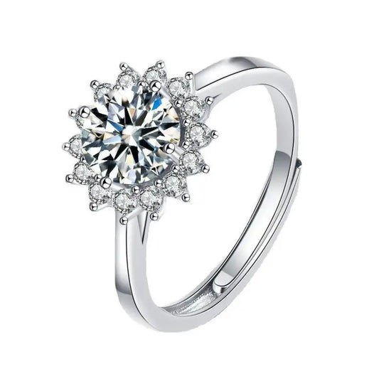 Luckacco European and American Fashionable Stainless Steel Women's Rings Party Repurchase Gifts