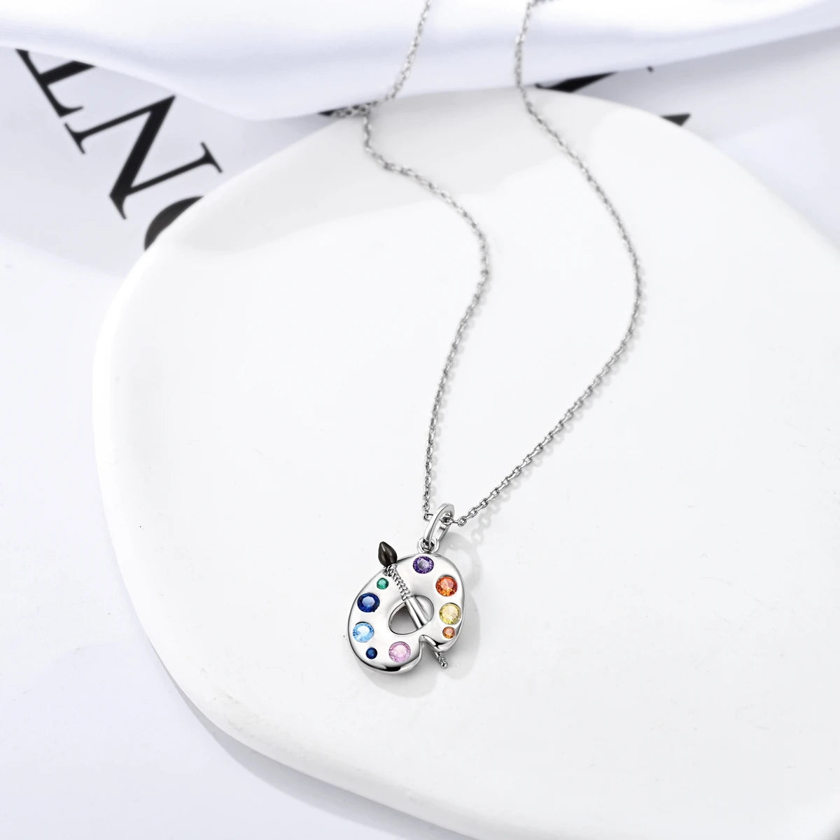 luckacco necklace 925 sterling silver butterfly love heart bear classic simple adjustable necklace for women girl fashion jewelry gifts