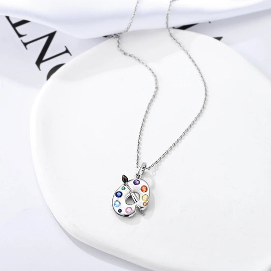 Luckacco Necklace 925 Sterling Silver Butterfly Love Heart Bear Classic Simple Adjustable Necklace For Women Girl Fashion Jewelry Gifts