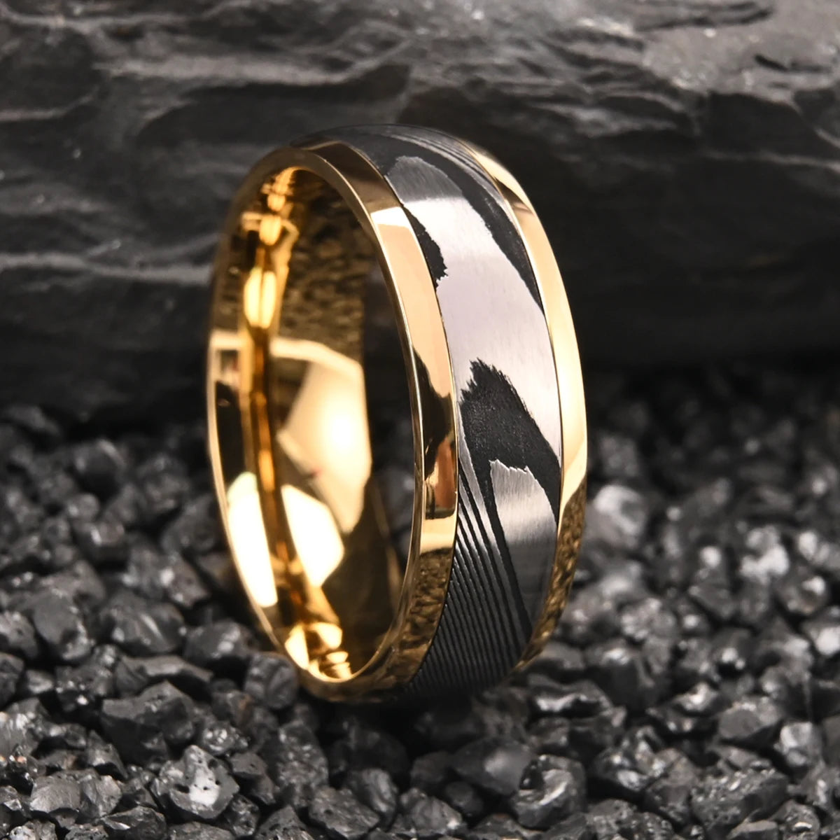 luckacco rings for man gothic accessories jewelry anillos de compromiso bijoux de luxe retro ring for man bisuteria joias anillos dorados