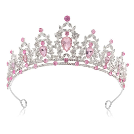 Luckacco Bridal Headwear Green-Colour Women's Fashion Party Crown Girl Performance Tiaras