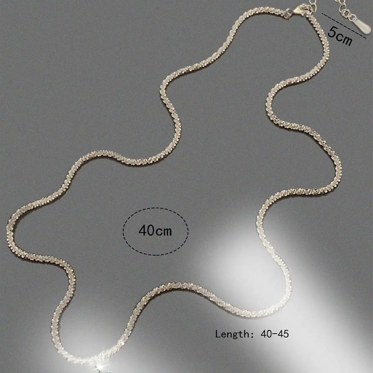 luckacco popular 925 sterling silver cross zircon necklace personalized geometric pendant choker birthday party gift women's fine jewelry