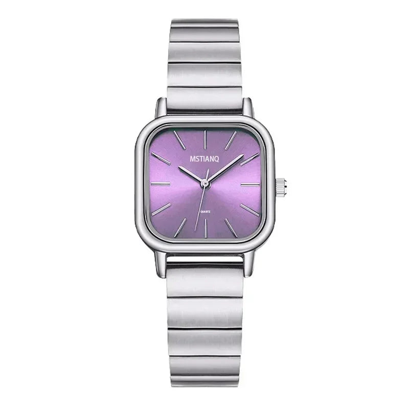 luckacco luxury women watch top brand fashion steel belt ladies quartz wristwatch montre femme beautiful gifts luxury ladies watches