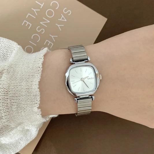 Luckacco Brand Women Quartz Watch Adjustable Stainless Steel Strap Luxury Gift Ladies Wristwatch  Clock Relojes Para Mujer