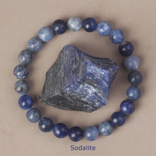 Luckacco 6/8MM Natural Pyrite Stone Bracelet for Men Promoting Blood Circulation Healing Energy Meditation Women Bracelets Jewelry Gifts