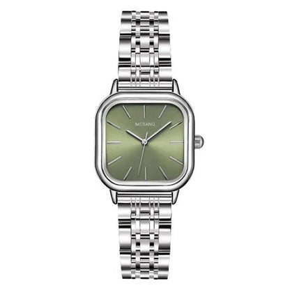 Luckacco Luxury Women Watch Top Brand Fashion Steel Belt Ladies Quartz Wristwatch Montre Femme Beautiful Gifts Luxury Ladies Watches