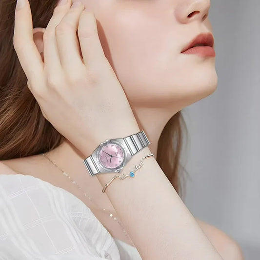 Luckacco 2024 Fashion Top Brand Luxury Watch Women Waterproof Simple Women Watch Unique Quality Ladies Watches wrist watch Quartz
