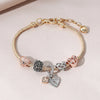 Luckacco 1pcs Heart Shaped Tree Of Life Bracelet Women Fashion Trend Jewelry Copper Chain Diy Beads Jewelry