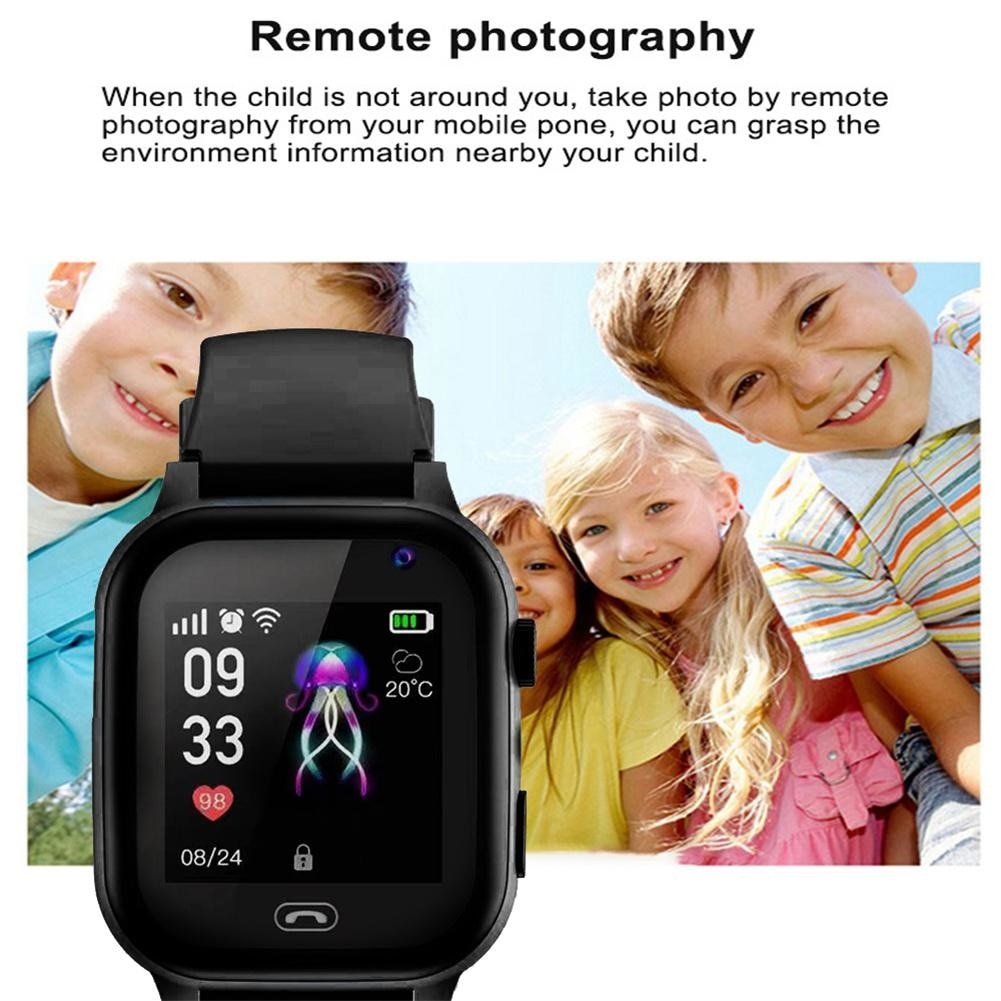 For Kids 4G Smart Watch SOS GPS Location Video Call Sim Card For Children SmartWatch Camera Waterproof Watch For Boys Girls - luckacco