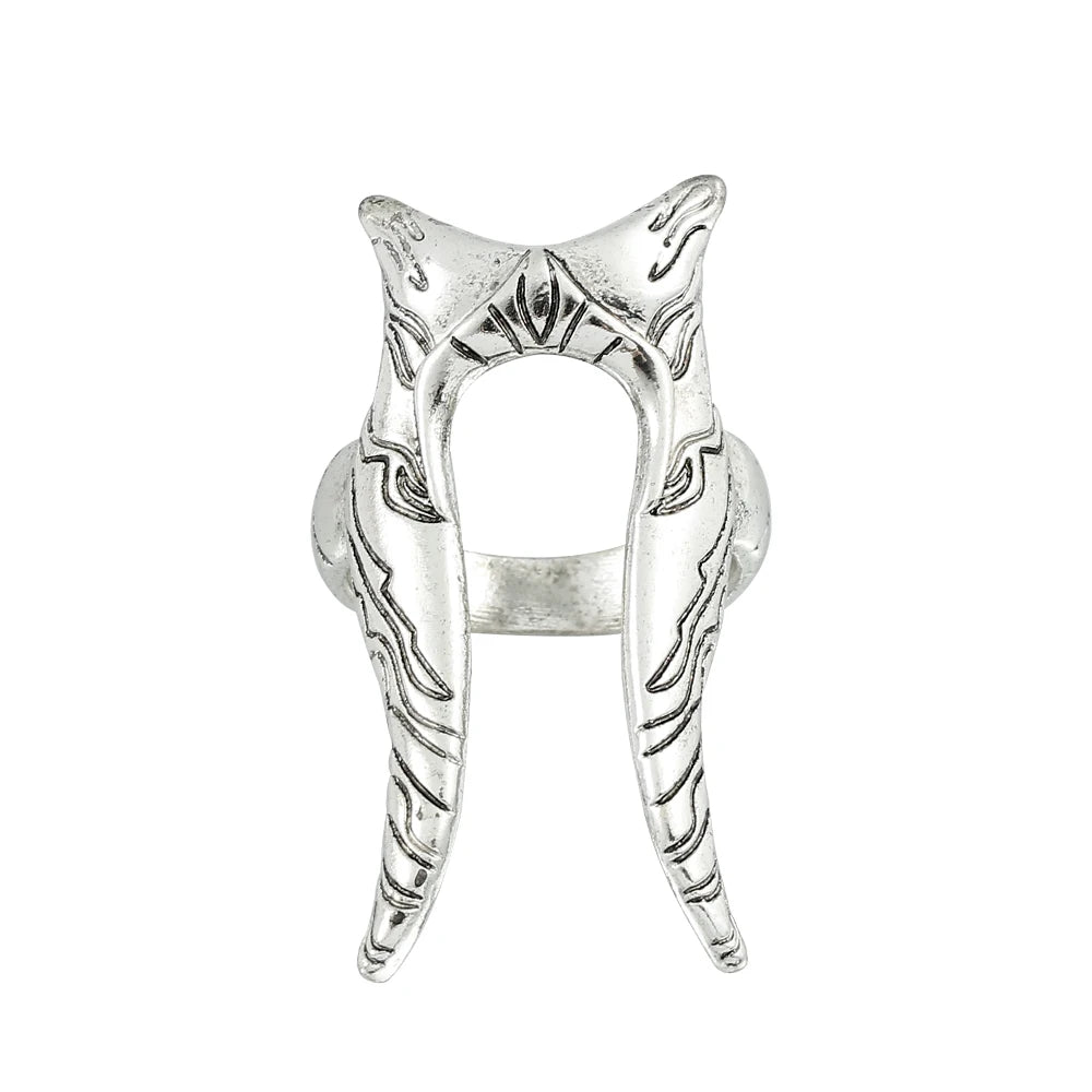 luckacco classic movie star war shaak ti rings jedi council figure finger accessories jedi knight rings jewelry for women vintage rings