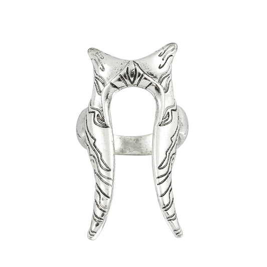 Luckacco Classic Movie Star War Shaak Ti Rings Jedi Council Figure Finger Accessories Jedi Knight Rings Jewelry for Women Vintage Rings
