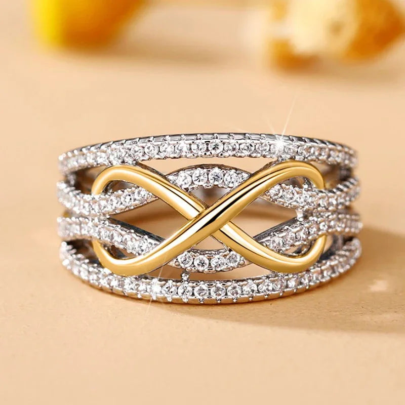 luckacco unique love design women rings for wedding engagement band luxury accessories hot trend eternity jewelry party gift anillos