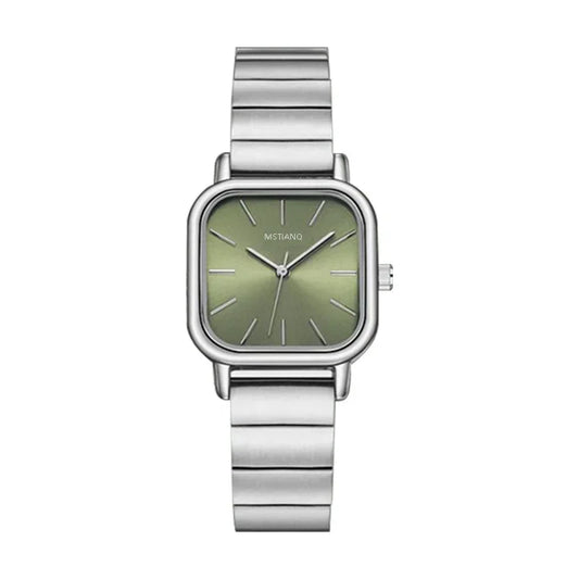 Luckacco Fashion Simple Women Watch Versatile Ins Watch Female Student Bamboo Knot Steel Band Quartz Watch Luxury Gift Clock Wristwatches
