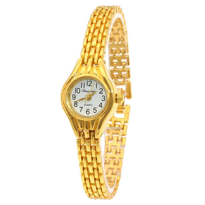 Luckacco Women Bracelet Watch Mujer Golden Relojes Small Dial Quartz Leisure Popular Wristwatch Hour Female Ladies Elegant Relogio Clock