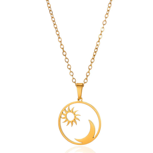 Luckacco Zircon Heart Cross Necklaces For Women Vintage Geometric Surrounded By Vines Choker Necklace Aesthetic Fashion Jewelry Gift 2025