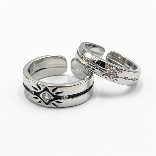 Luckacco Game Love And Deepspace Rafayel Xavier Zayne Cosplay Ring Unisex Adjustable Wedding Rings Couple Jewelry Accessories Gifts