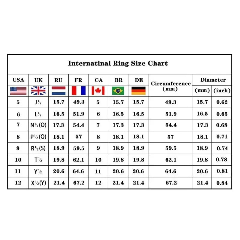 luckacco 2025 new red corundum ring for women, european and american style, large zircon, light luxury fashion party jewelry accessories