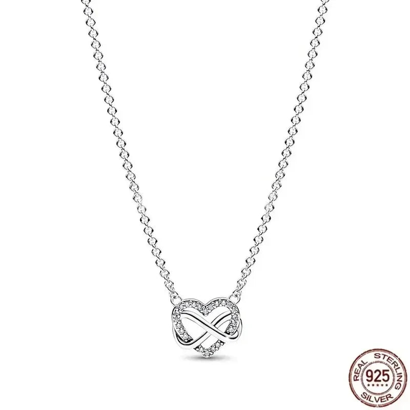 luckacco new 925 sterling silver gold droplet pearl snowflake pendant necklace exquisite and luxurious women's charm jewelry gift