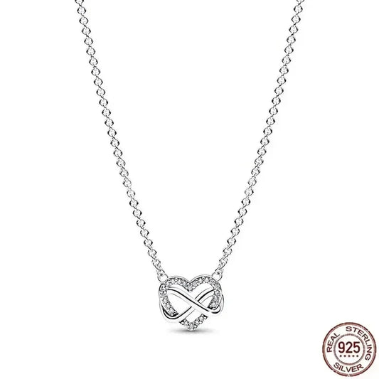 Luckacco New 925 sterling silver gold droplet pearl snowflake pendant necklace exquisite and luxurious women's charm jewelry gift