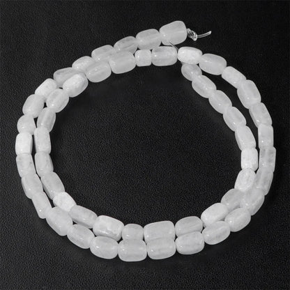 Luckacco 4x6mm Rectangle Stone Beads Natural Aventurine Square Shape Crystal Loose Beads For Jewelry Making DIY Charm Bracelet Necklace