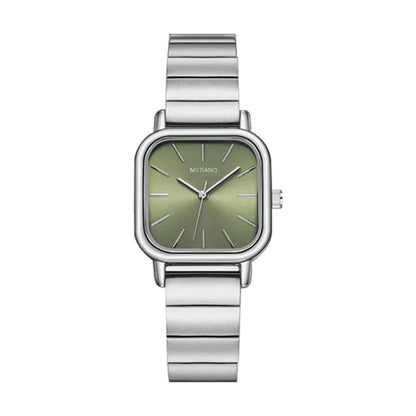 Luckacco Fashion Simple Women Watch Versatile Ins Watch Female Student Bamboo Knot Steel Band Quartz Watch Luxury Gift Clock Wristwatches
