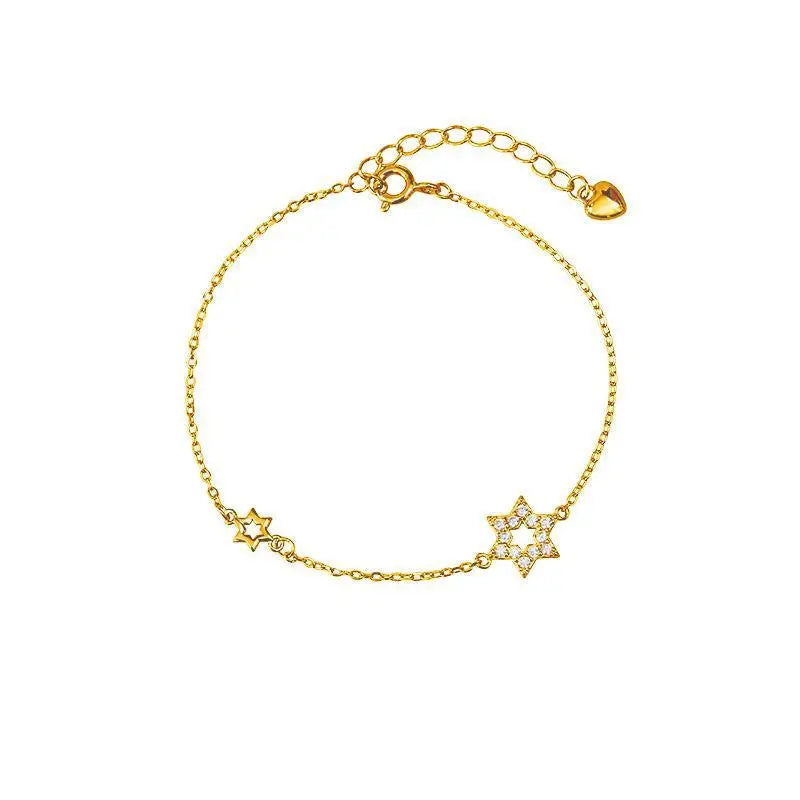 luckacco shiny crystal cube bracelet for women square glass bracelet sparkles exquisite luxury silver color fashion jewelry gift kah154