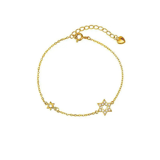 Luckacco Shiny Crystal Cube Bracelet For Women Square Glass Bracelet Sparkles Exquisite Luxury Silver Color Fashion Jewelry Gift KAH154