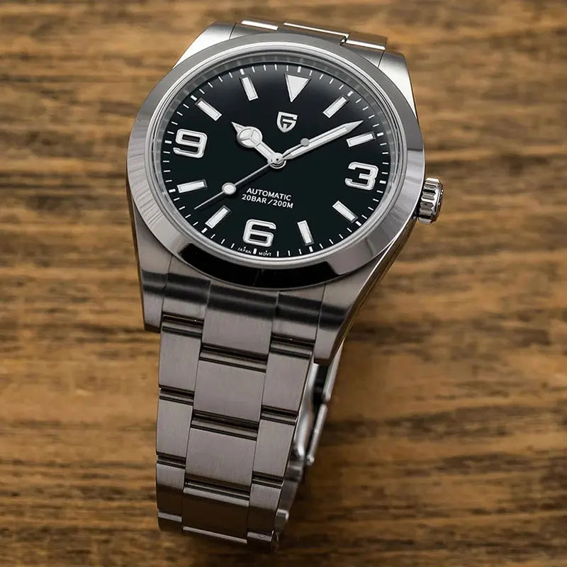 luckacco new pagani design watch for men automatic diver men watches sapphire glass stainless steel waterproof mechanical wristwatch 2025