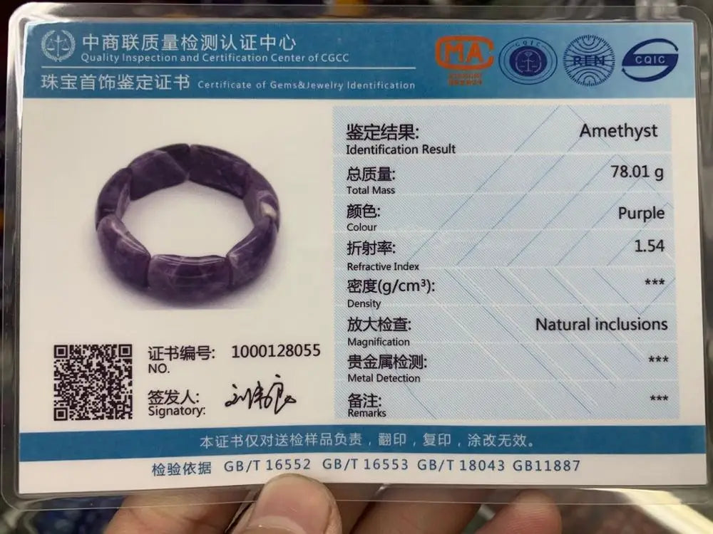 luckacco natural amethyst stone beads bracelet natural energy stone bangle gemstone jewelry for woman birthstone for aquarius for gift