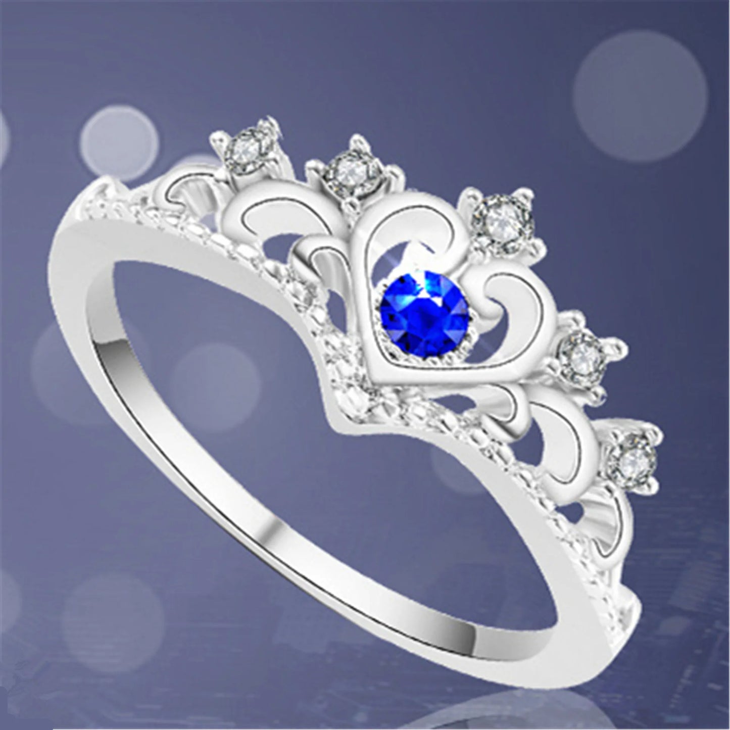 luckacco european and american fashionable stainless steel women's rings party repurchase gifts