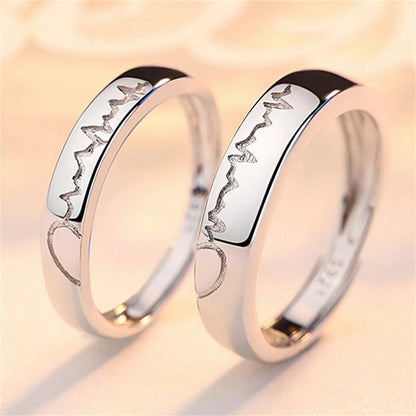Luckacco 2Pcs Silver Color Luxury Zircon Crown Cross Couple Rings For Lovers Forever Endless Love Wedding Bands Ring Valentines Day Gifts