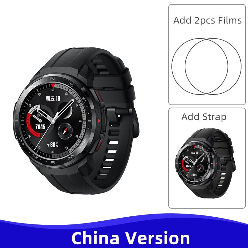 HONOR Watch GS Pro Smart Watch 1.39'' 5ATM GPS Bluetooth Call Smartwatch SpO2 Heart Rate Monitor Fitness Sport Watch For Men - luckacco