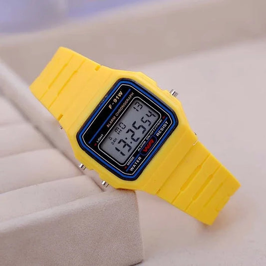 Luckacco Retro Square Electronic Watches Digital Display Women Men Watch Rose Gold Silver Luxury Ladies Wristwatches Relojes Para Mujer